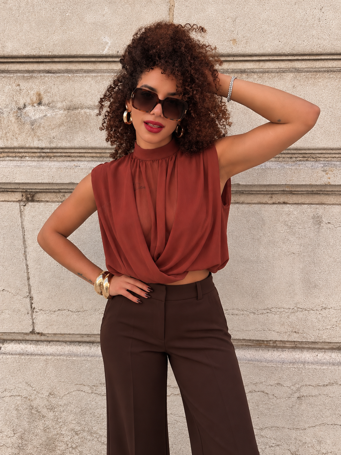 Haut ROSA terracotta