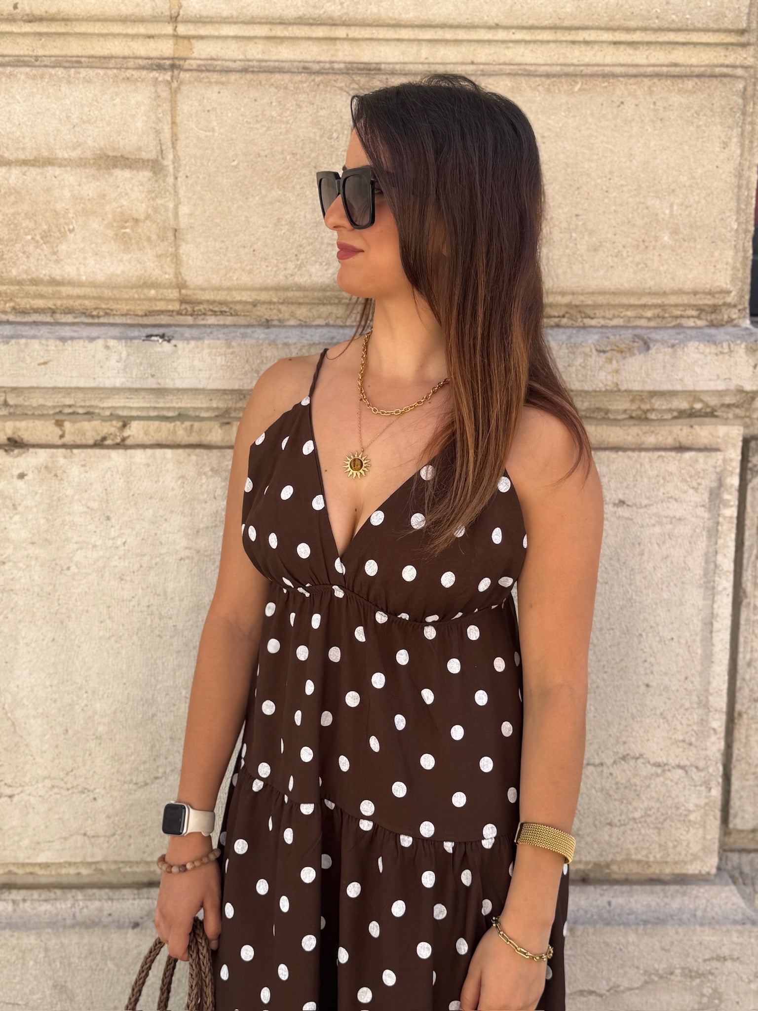 Robe VERA marron