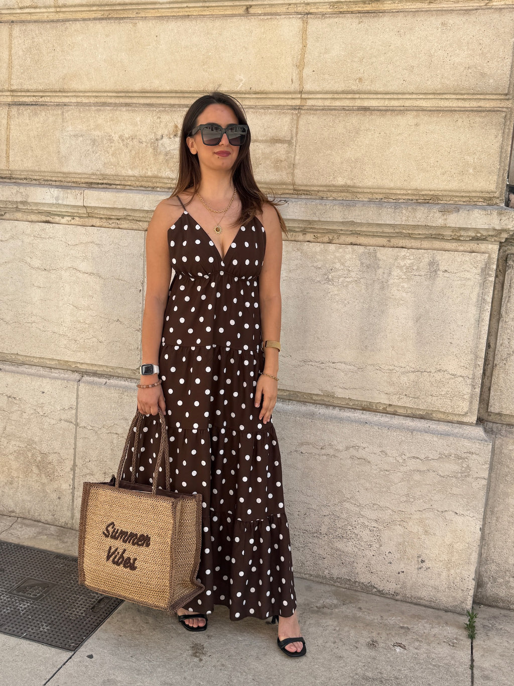 Robe VERA marron
