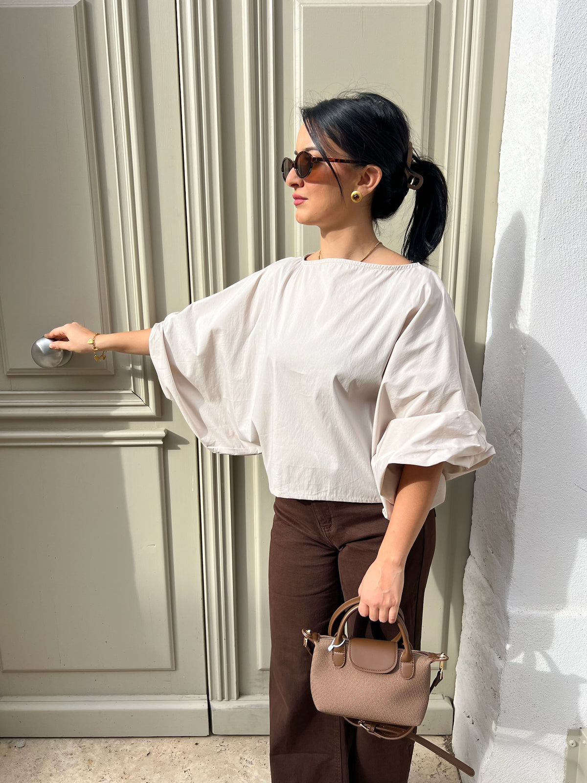Haut MILA taupe