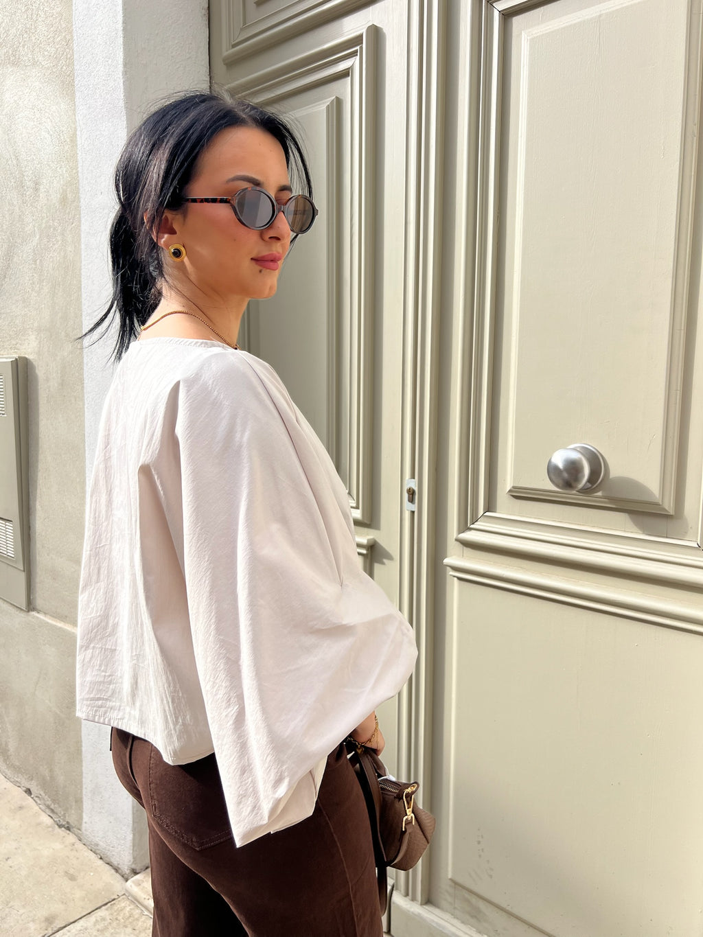 Haut MILA taupe