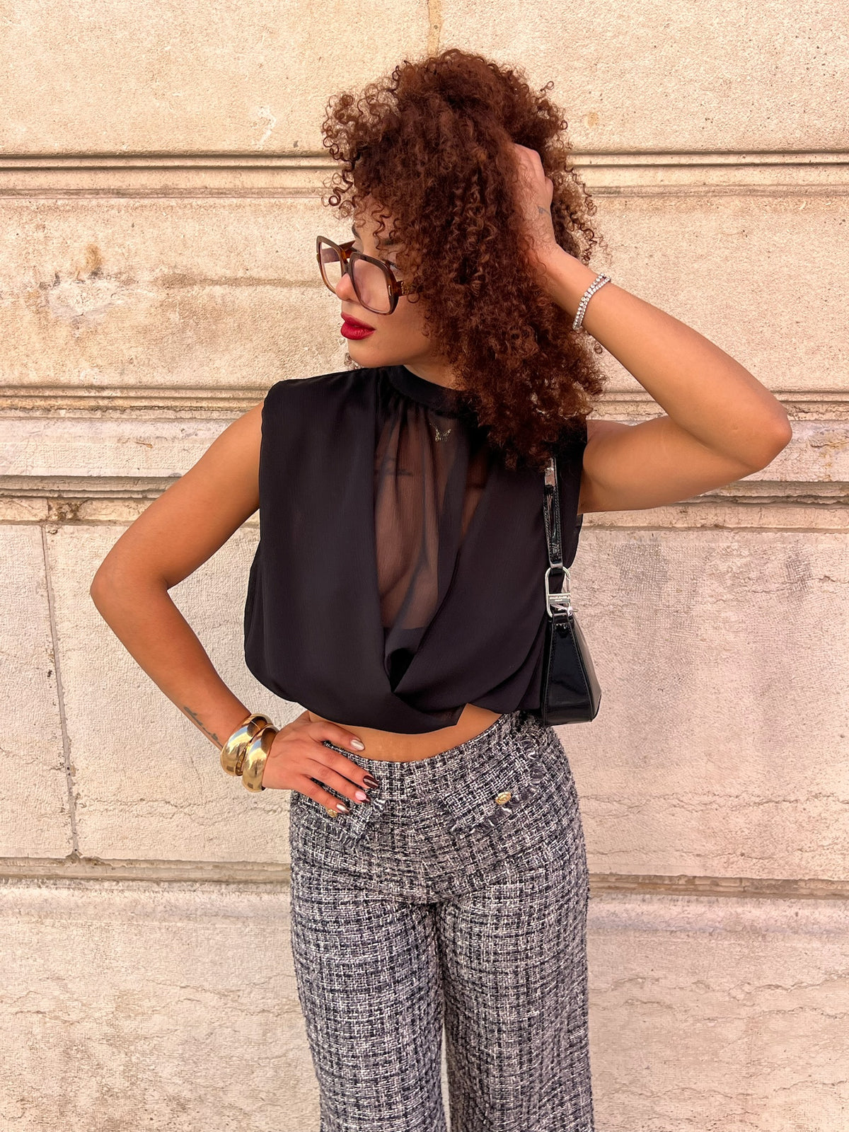 Haut ROSA noir