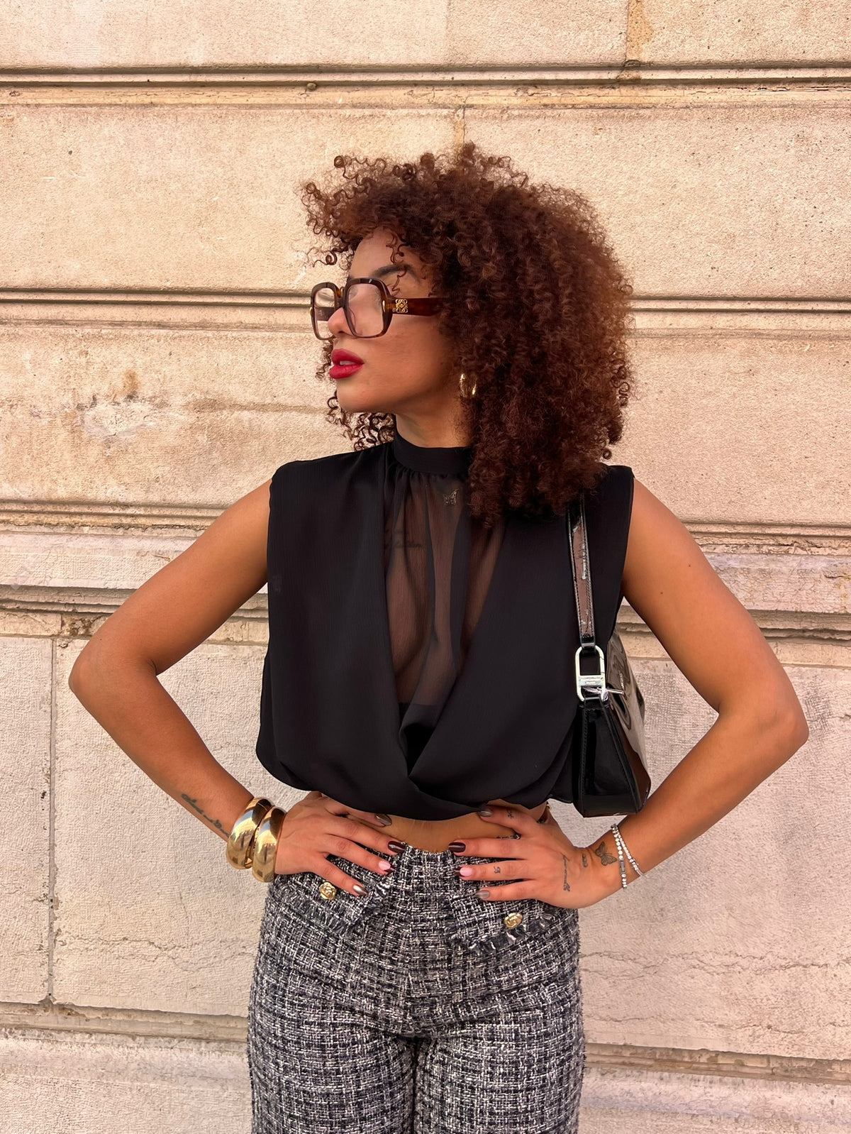 Haut ROSA noir