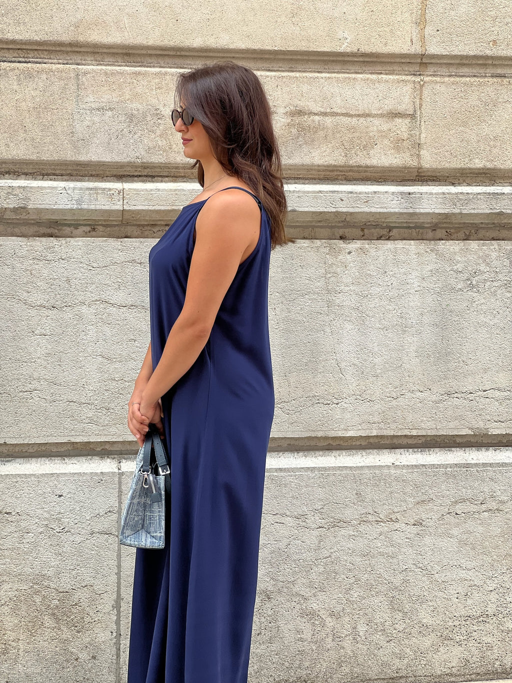 Robe CECILE Bleu Marine