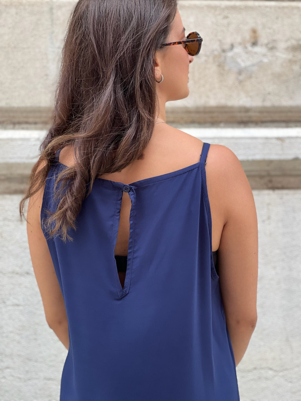 Robe CECILE Bleu Marine