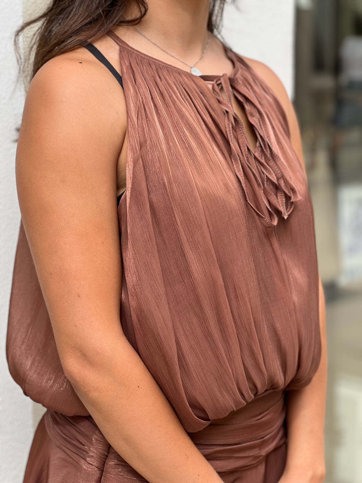 Robe OCEANE marron