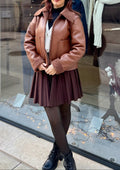 Veste TEDDY marron