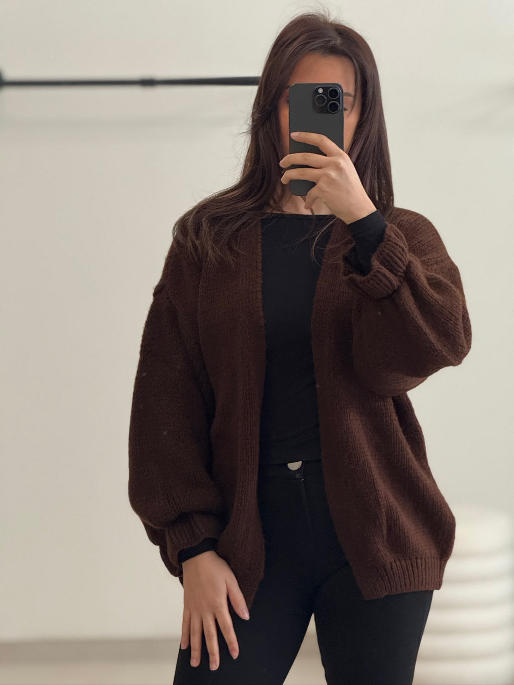 Gilet LANA marron