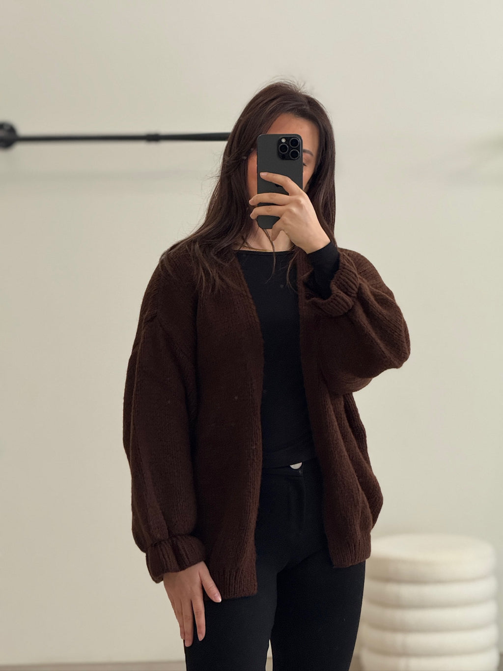 Gilet LANA marron