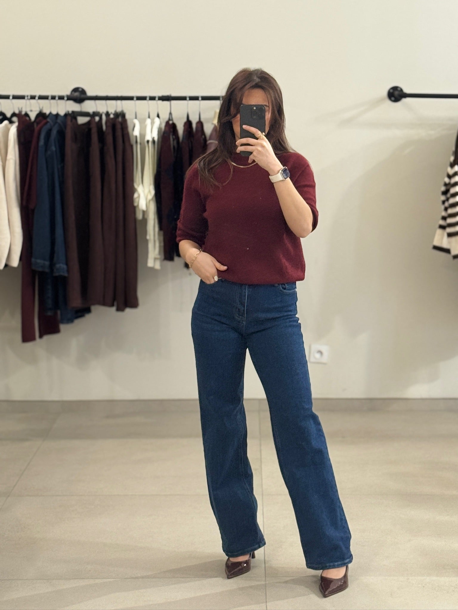 Pull CLASSY bordeaux