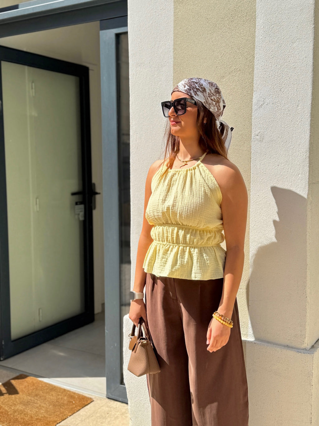 Haut LEYA jaune