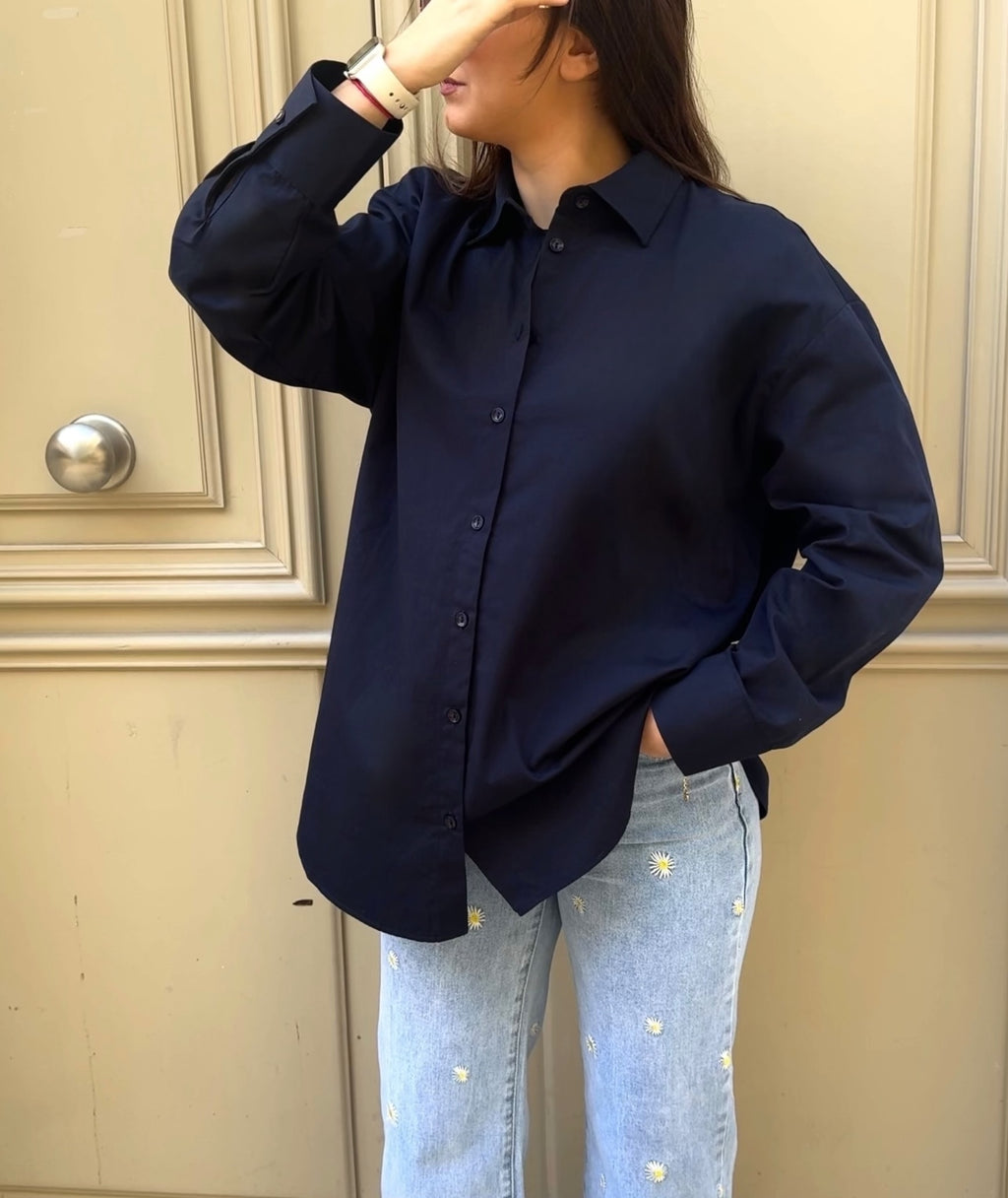 Chemise PERLA bleu