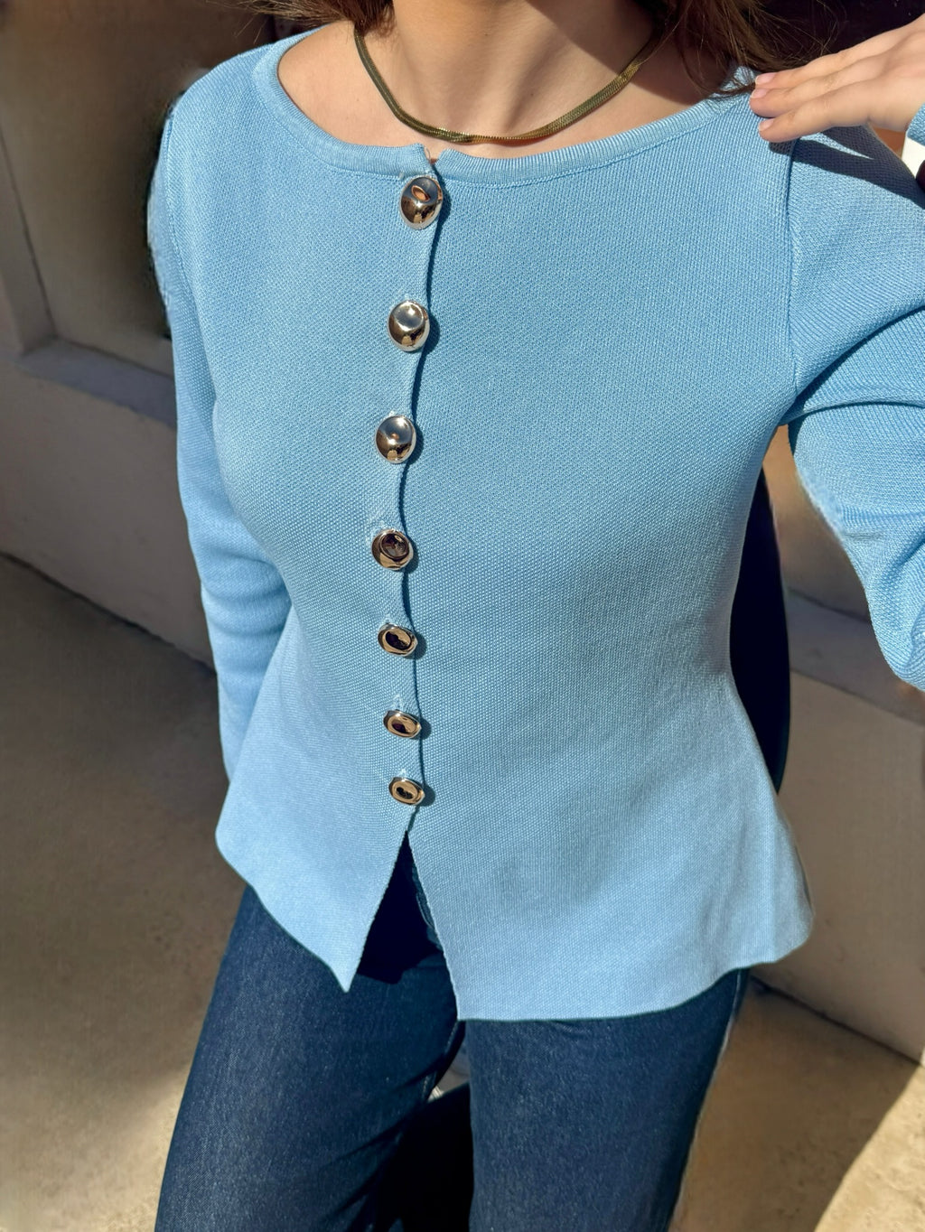 Gilet CAPRI bleu clair