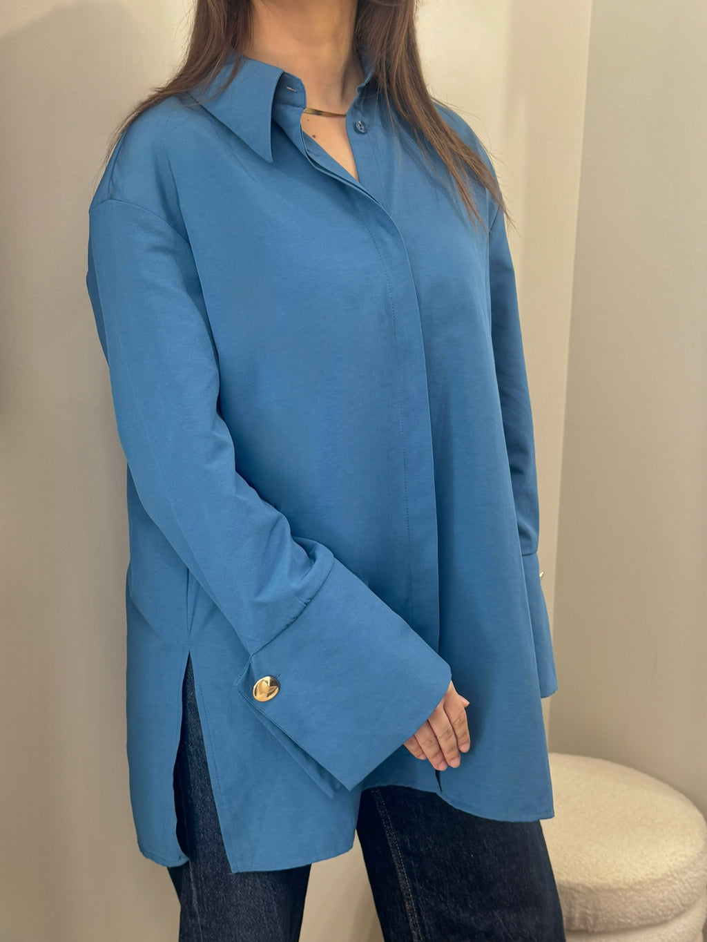 Chemise DONNA bleu